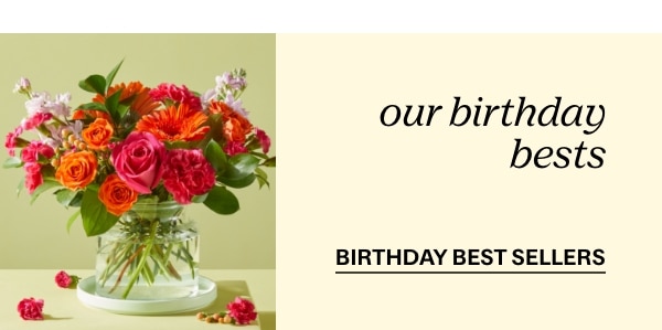 our birthday bests - BIRTHDAY BEST SELLERS 