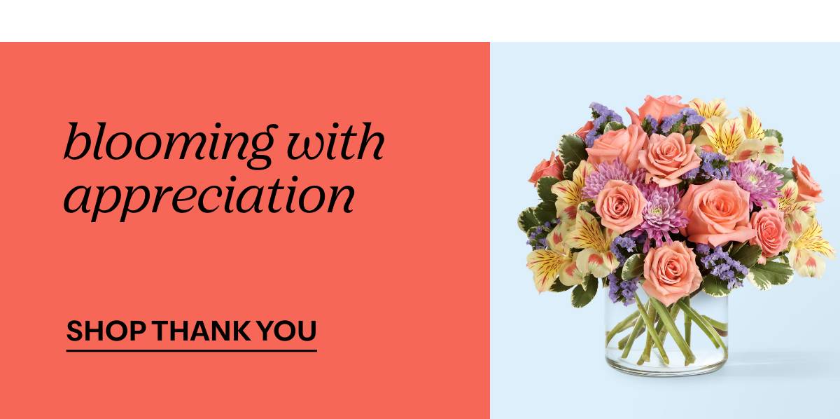 blooming with appreciation - SHOP THANK YOU 