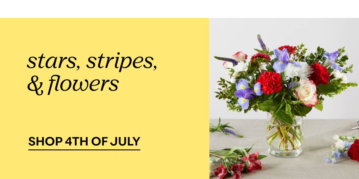 stars, stripes, & flowers - SHOP 4TH OF JULY 